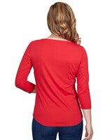 Ruby Rd® Warm Your Heart Holiday Three-Quarter Sleeve Tee thumbnail number 2
