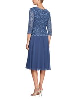 Tea-Length Mock Dress  thumbnail number 1