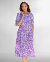 Carefree Knit Scattered Floral Knit Dress thumbnail number 2