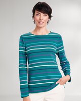 Essential Cotton Striped Tee thumbnail number 1