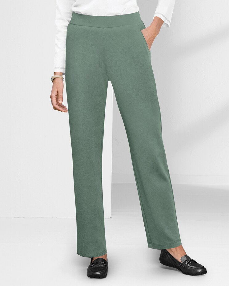 Everyday Knit Straight-Leg Pants image number 1