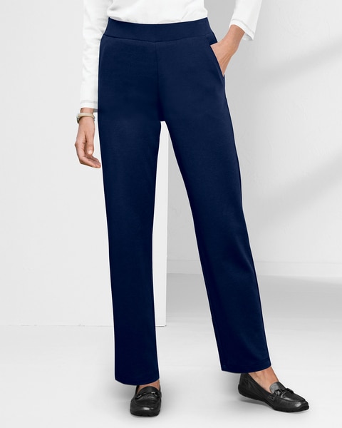 Everyday Knit Straight-Leg Pants