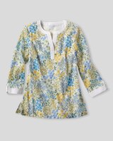 Botanical Floral-Print Cotton Eyelet Tunic thumbnail number 2