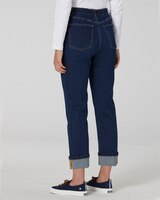 DreamFlex Denim Comfort-Waist Cuffed Jeans thumbnail number 2