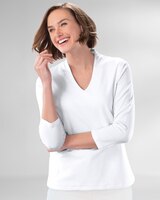 Prima™ Cotton Solid Narrow-V Tee thumbnail number 1