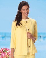Tulip-Hem Everyday Knit Cardigan thumbnail number 1