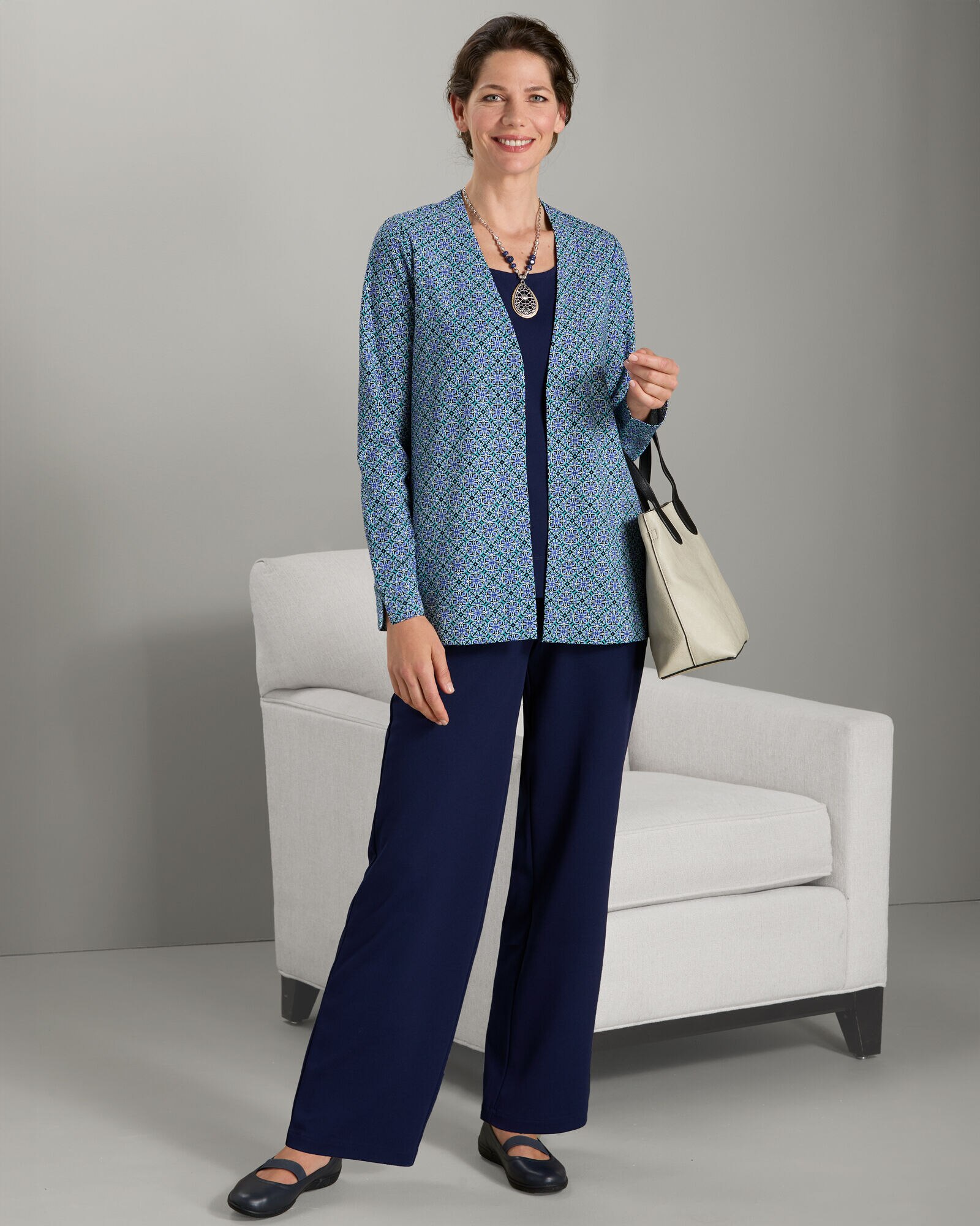 Travel knit cardigan outlet