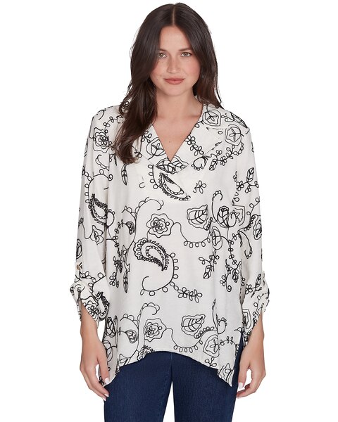Ruby Rd® New And Now Woven Luxe Voile Top