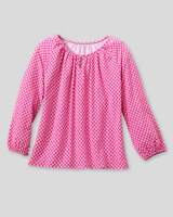 Mini-Tile-Print Luxe Jersey Popover thumbnail number 2