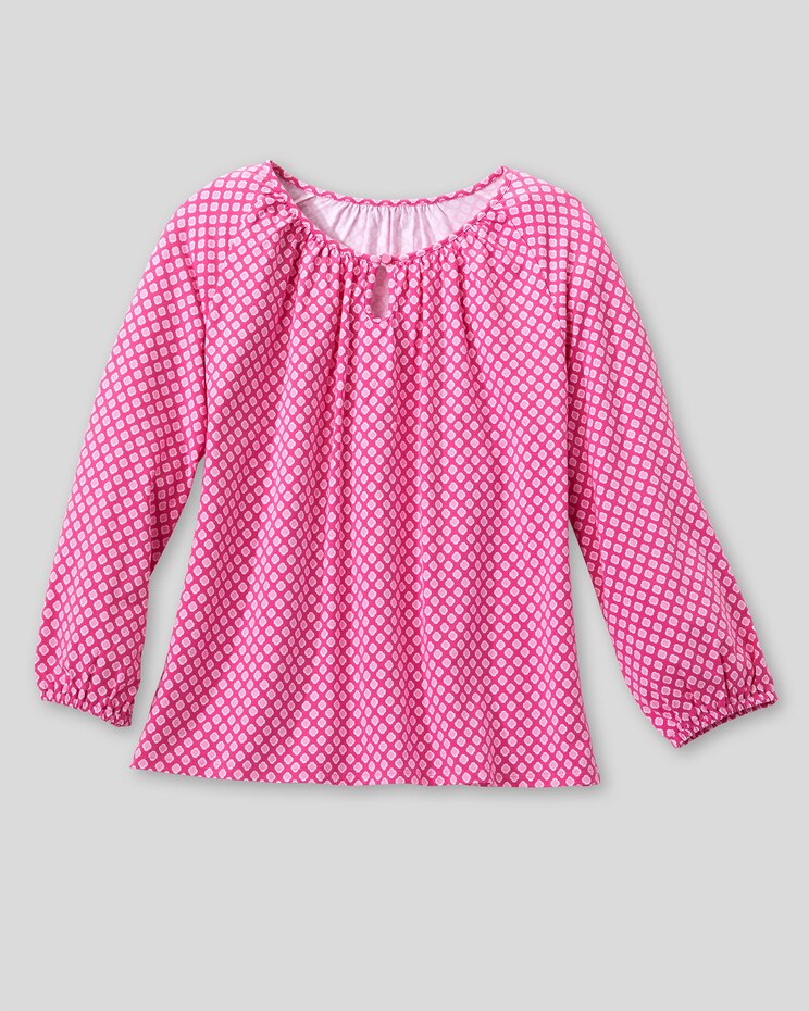 Mini-Tile-Print Luxe Jersey Popover image number 2
