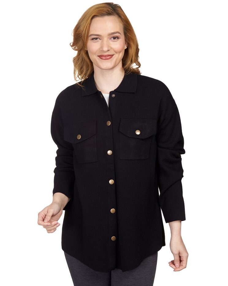 Ruby Rd® Solid Sweater Jacket image number 1
