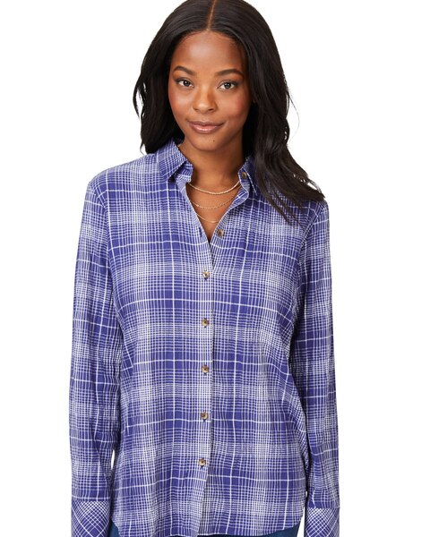 Foxcroft Rhea Long Sleeve Plaid Perfection Shirt