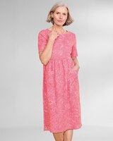 Boardwalk Knit Tropical-Print Weekend Dress  thumbnail number 1