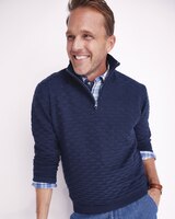 John Blair® Quarter-Zip Pullover Cardigan thumbnail number 1