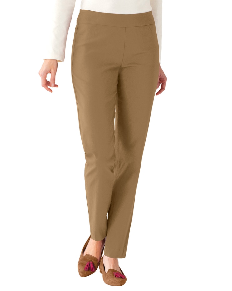 SlimSation® Tapered-Length Pants image number 1