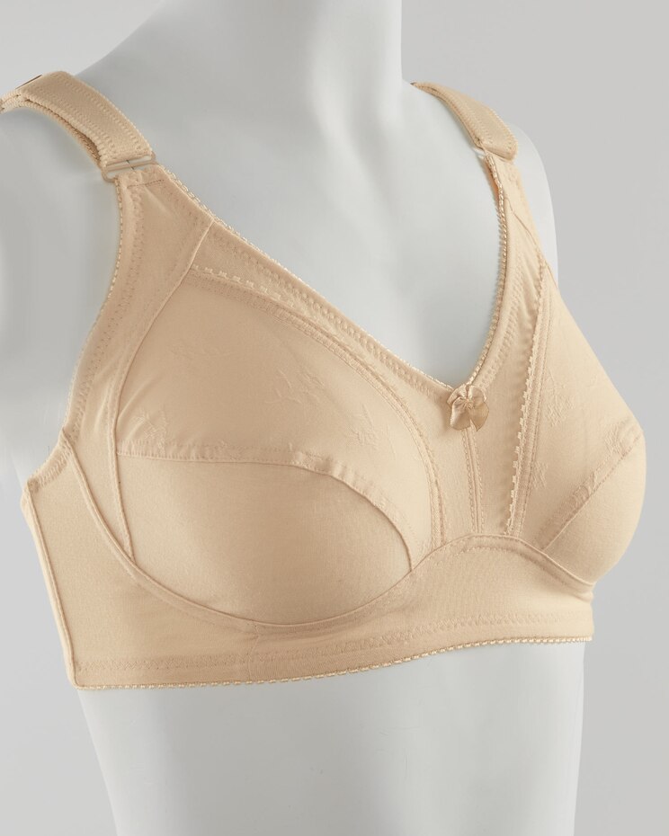 Soft cup embroidered bra by Valmont® image number 1