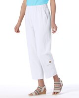 Captiva Button-Pocket Cropped Pants thumbnail number 1