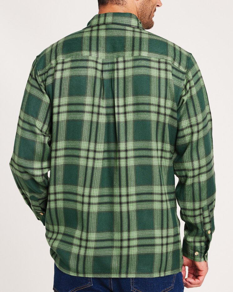 John Blair Classic Flannel Shirt image number 3