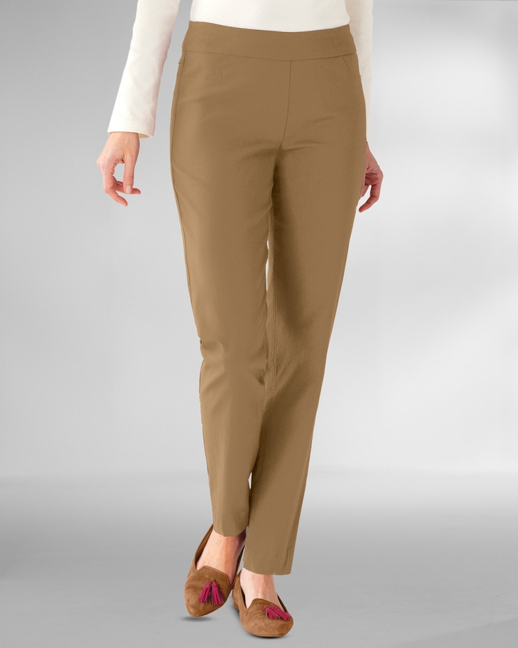 SlimSation® Tapered-Length Pants image number 1