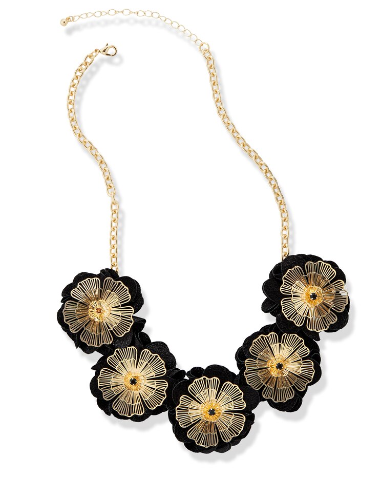 Midnight Blooms Necklace image number 2