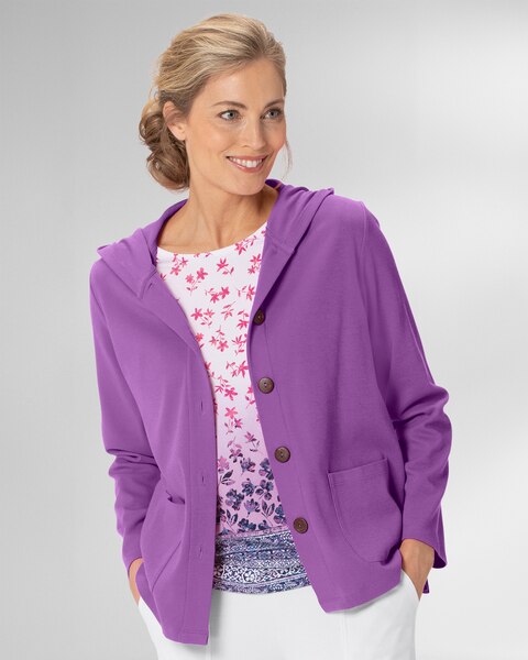 Everyday Knit Hooded Cardigan