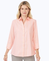 Mary 3/4 Sleeve Stretch Stripe Shirt thumbnail number 1