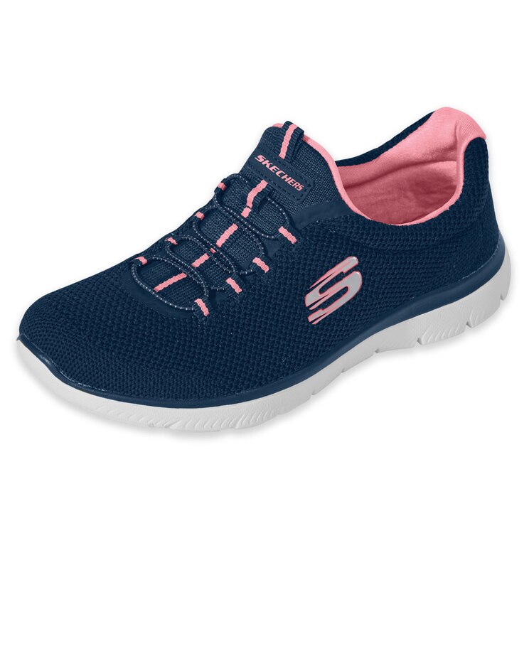 Women's Skechers® Summits Mesh Bungees Slip-Ons image number 4
