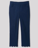 Scallop-Hem Cropped Pants thumbnail number 3