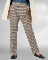 Everyday Knit Straight-Leg Houndstooth Pants thumbnail number 1