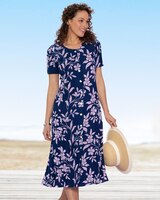 Batik Vines Button-Front Dress thumbnail number 1