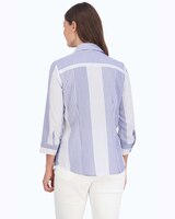Luna No Iron Variegated Stripe Shirt thumbnail number 2