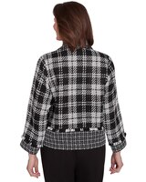Alfred Dunner® Runway Ready Spliced Woven Jacket thumbnail number 2