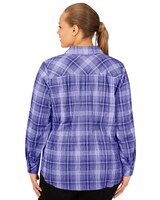 Foxcroft Rhea Long Sleeve Plaid Perfection Shirt thumbnail number 5
