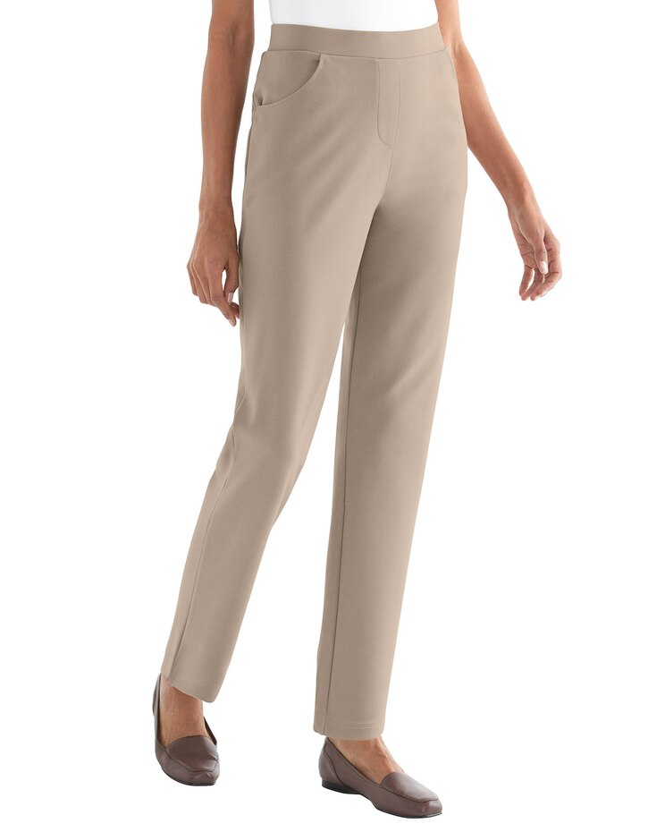 FlexKnit 7-Pocket Slim Pull-On Pants image number 1