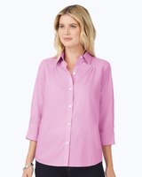 Paulie Elbow Sleeve Solid Stretch Blouse thumbnail number 1