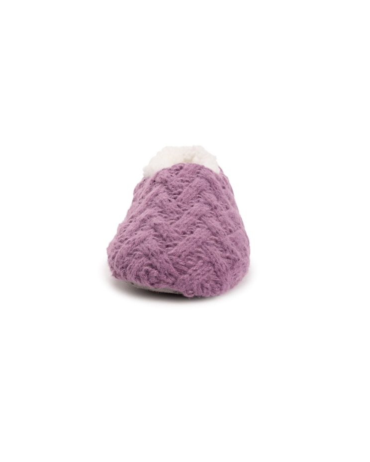 MUK LUKS® Women's Sweater Knit Ballerina Slippers image number 5
