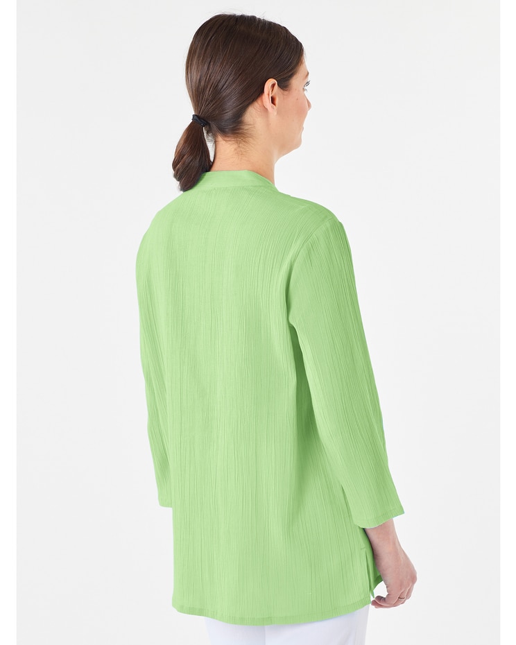 Easy-Breezy Crochet-Trim Tunic image number 2