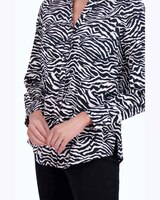 Mary No Iron Zebra Print Shirt thumbnail number 3