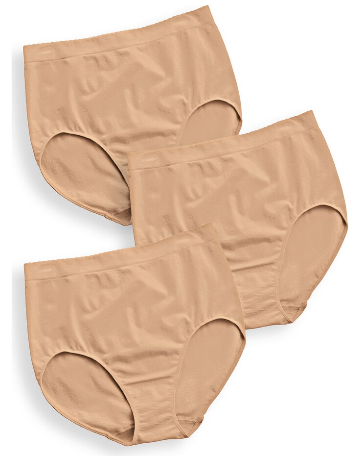 3-Pack Seamless Panties by ComfortEase image number 1