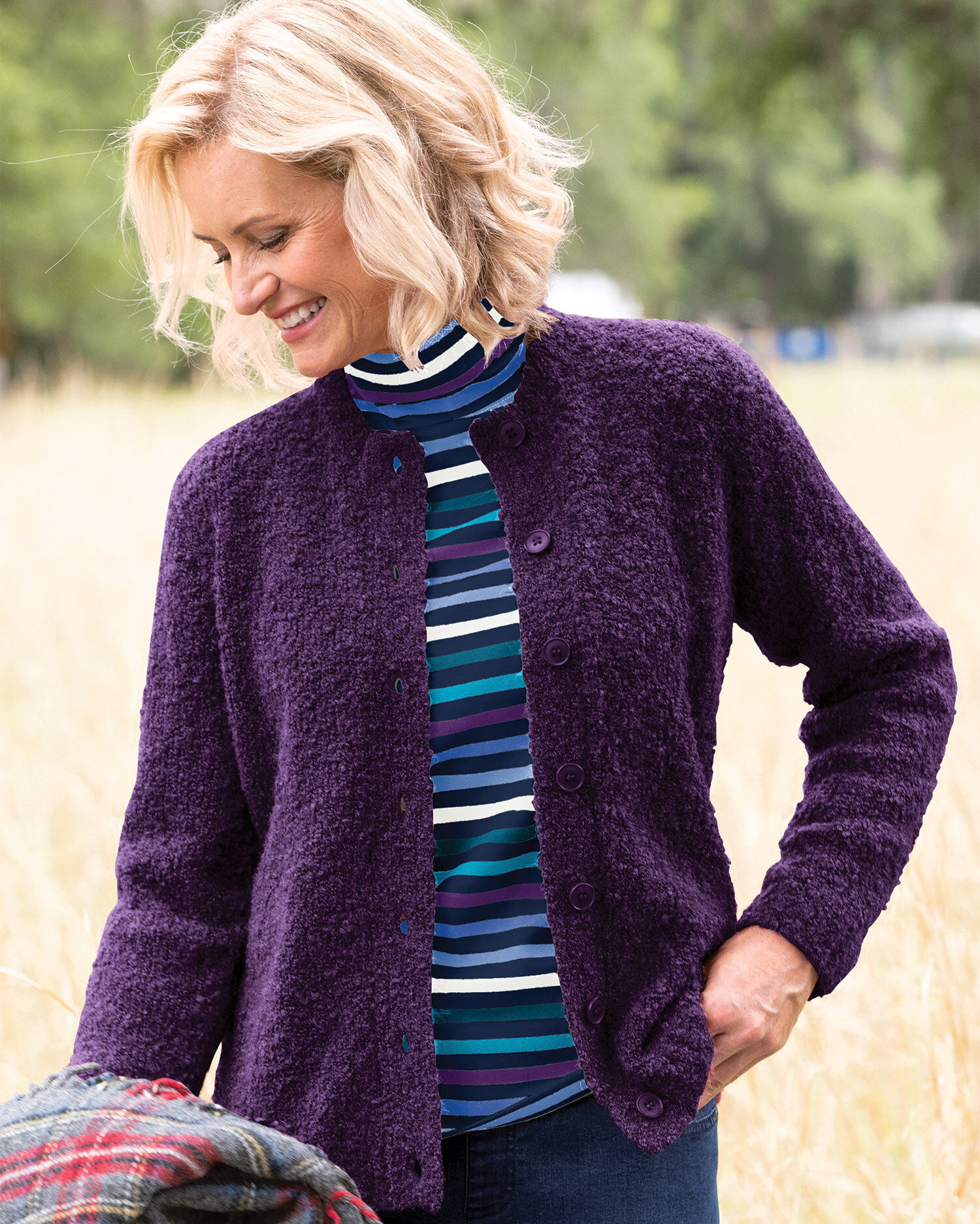 Boucle cardigans online