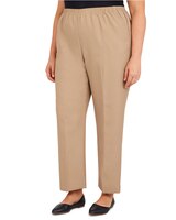 Alfred Dunner Classic Tailored Textured Proportioned Straight Leg Pants thumbnail number 1
