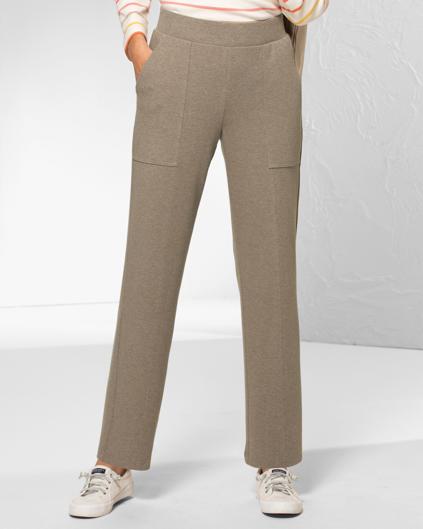 Everyday Knits 4-Pocket Relaxed Straight-Leg Pants