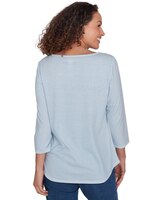 Ruby Rd® Must Haves II Knit Snowflakes Top thumbnail number 2