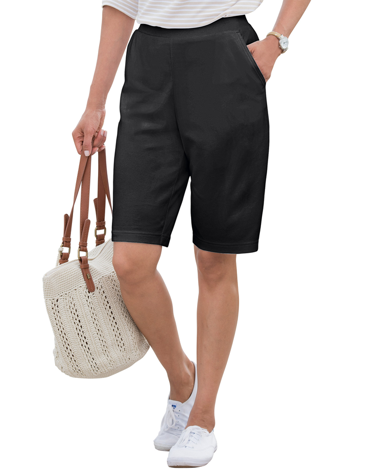 Everyday Knit Pull-On Shorts image number 1