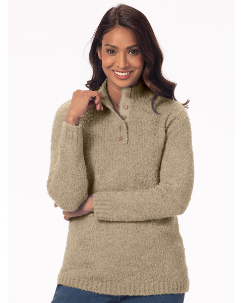 Cuddle Boucle Pullover Sweater