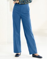 Tencel/Cotton ComfortFlex Straight-Leg Pants thumbnail number 1