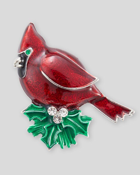 Enamel Cardinal Pin