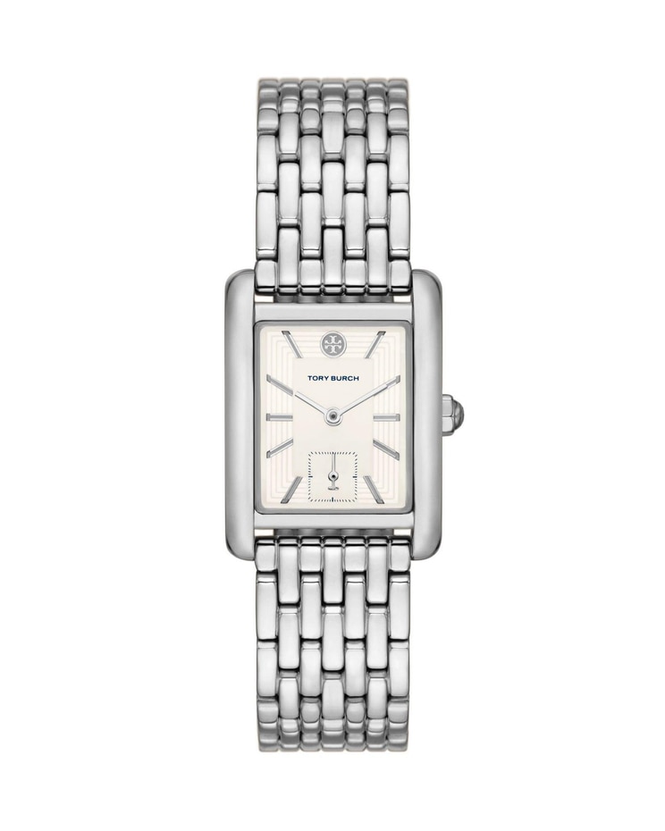 Tory Burch Stainless Steel Silver-Tone Eleanor Watch image number 1