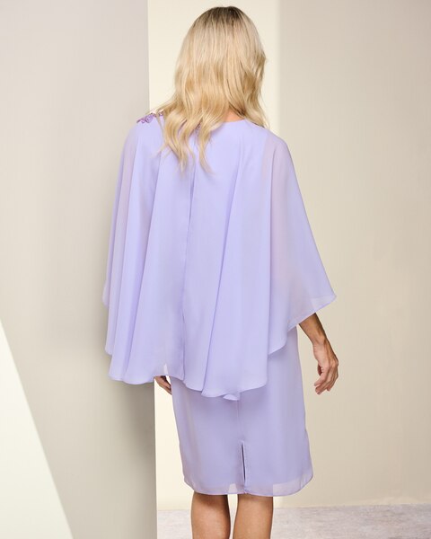 Flirty Cape Dress
