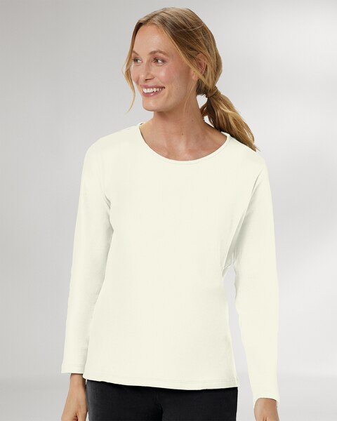 Essential Cotton Solid Jewelneck Tee